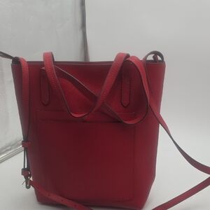 Banana Republic Elegant Red Tote Bag